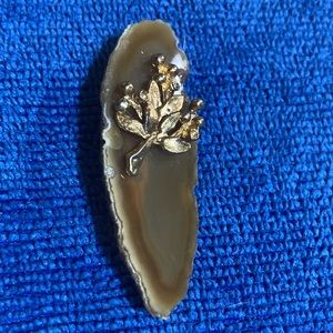 Agate Brooch